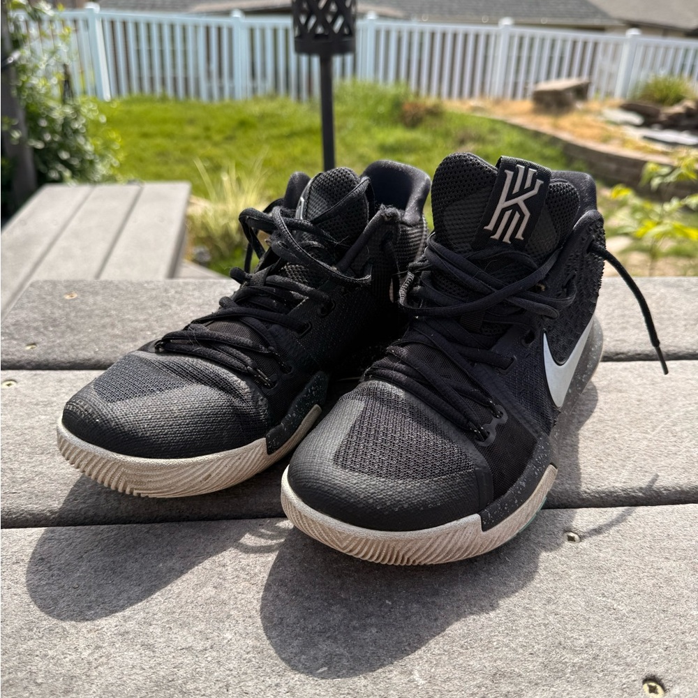 Nike Kyrie Black and Teal Sneakers